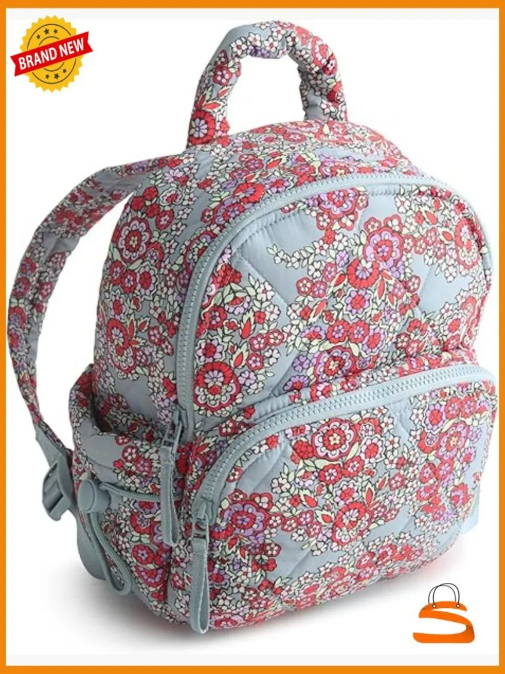 Featherweight Small Backpack, Diamond Quilted, Lightweight Travel